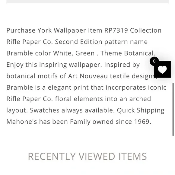 1 roll of wrapped Rifle wallpaper! Beautiful! - Picture 4 of 4